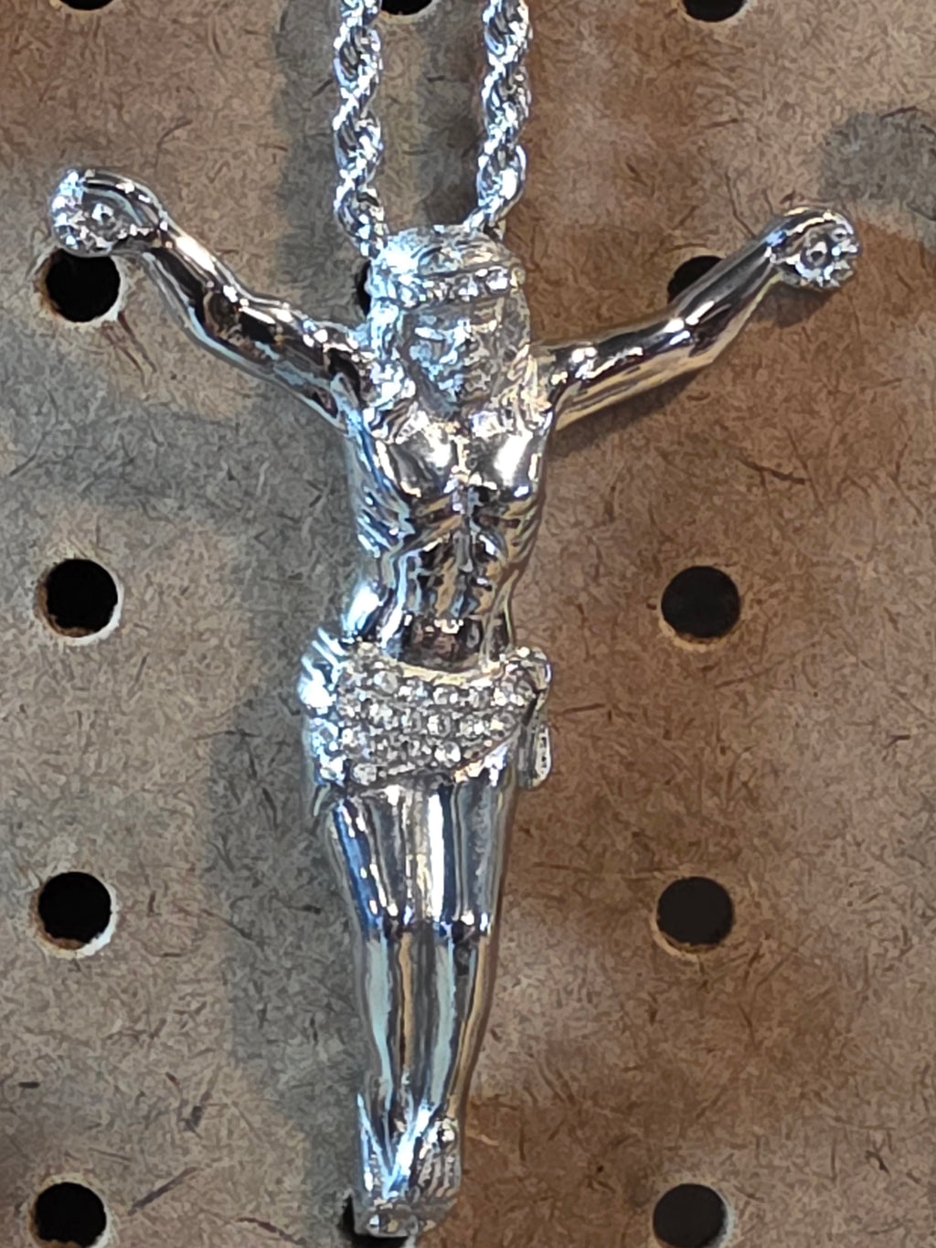 Stainless Steel Pendant Crucifixion with Chain