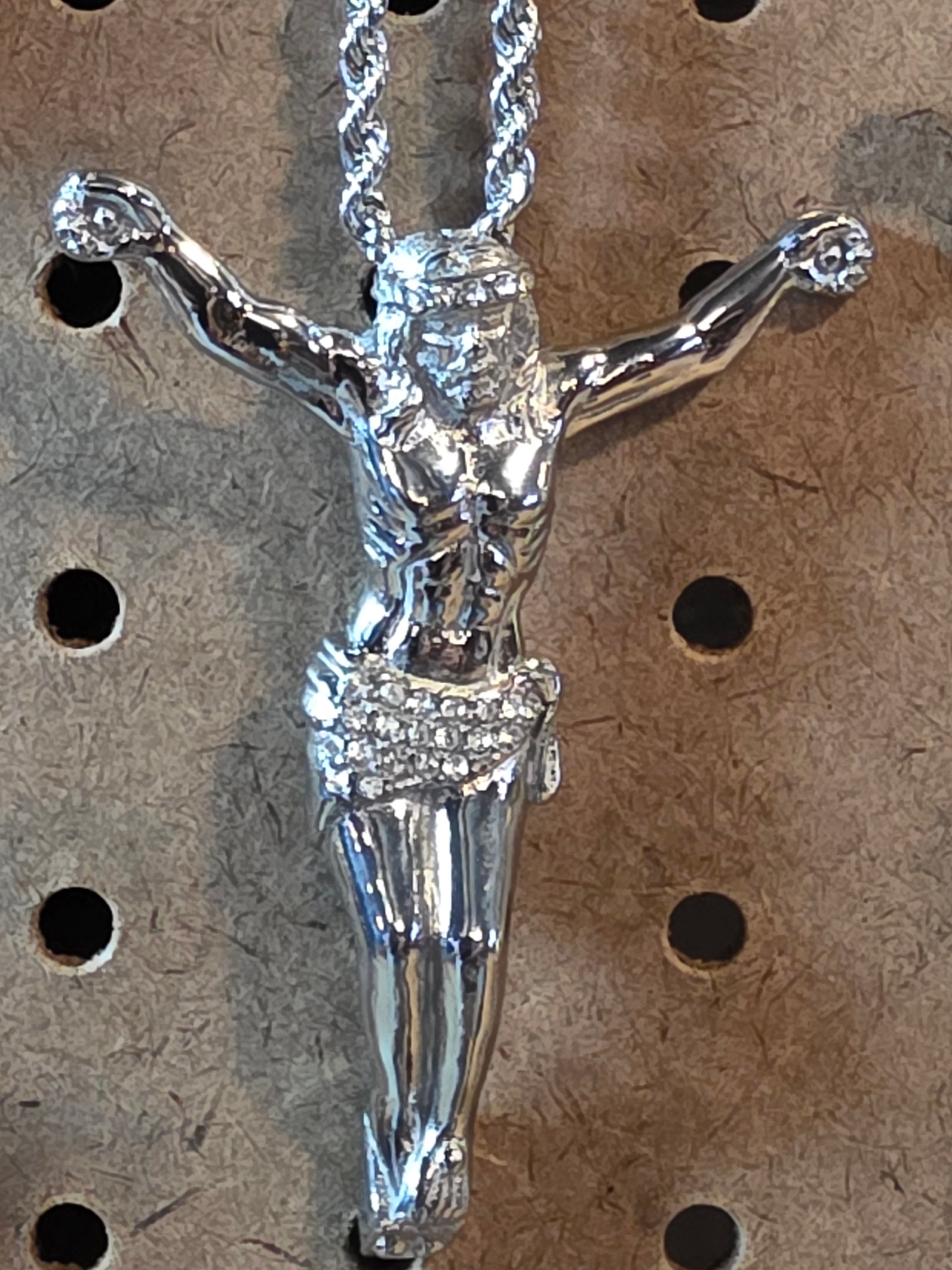 Stainless Steel Pendant Crucifixion with Chain