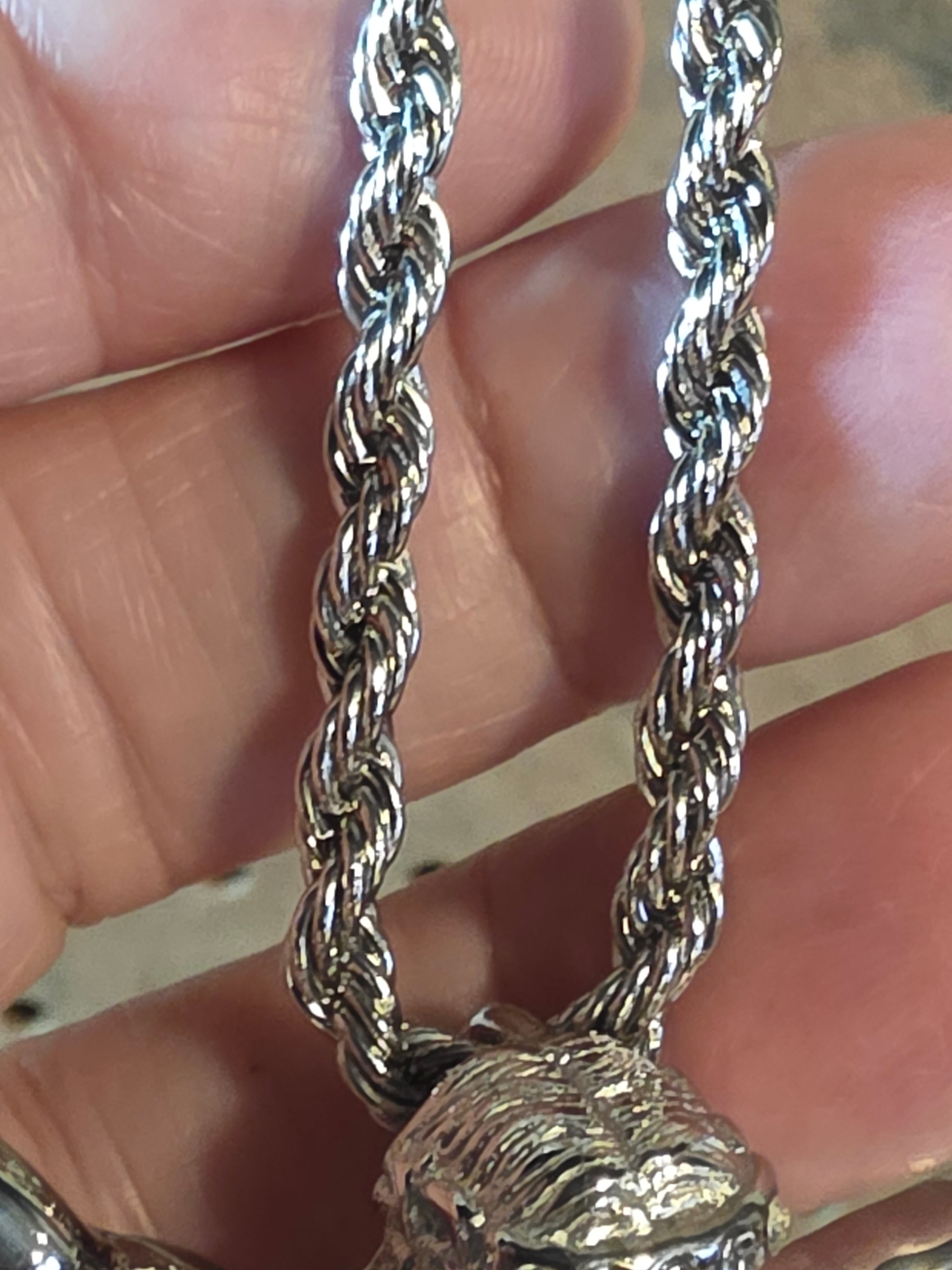 Stainless Steel Pendant Crucifixion with Chain