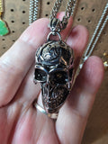 Stainless Steel Skull Pendant with Chain