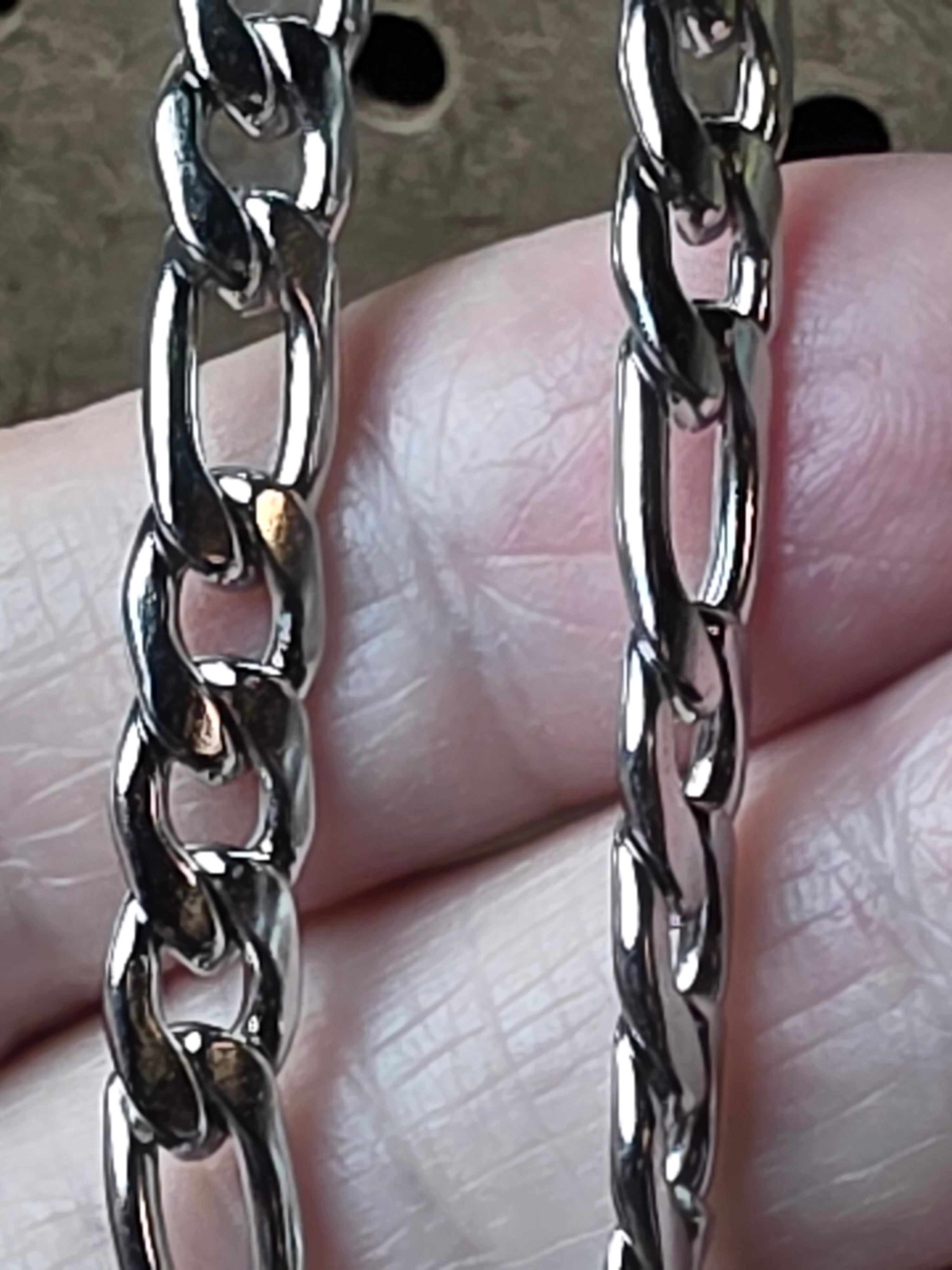 Triple tiered Stainless Steel Pendant with Chain