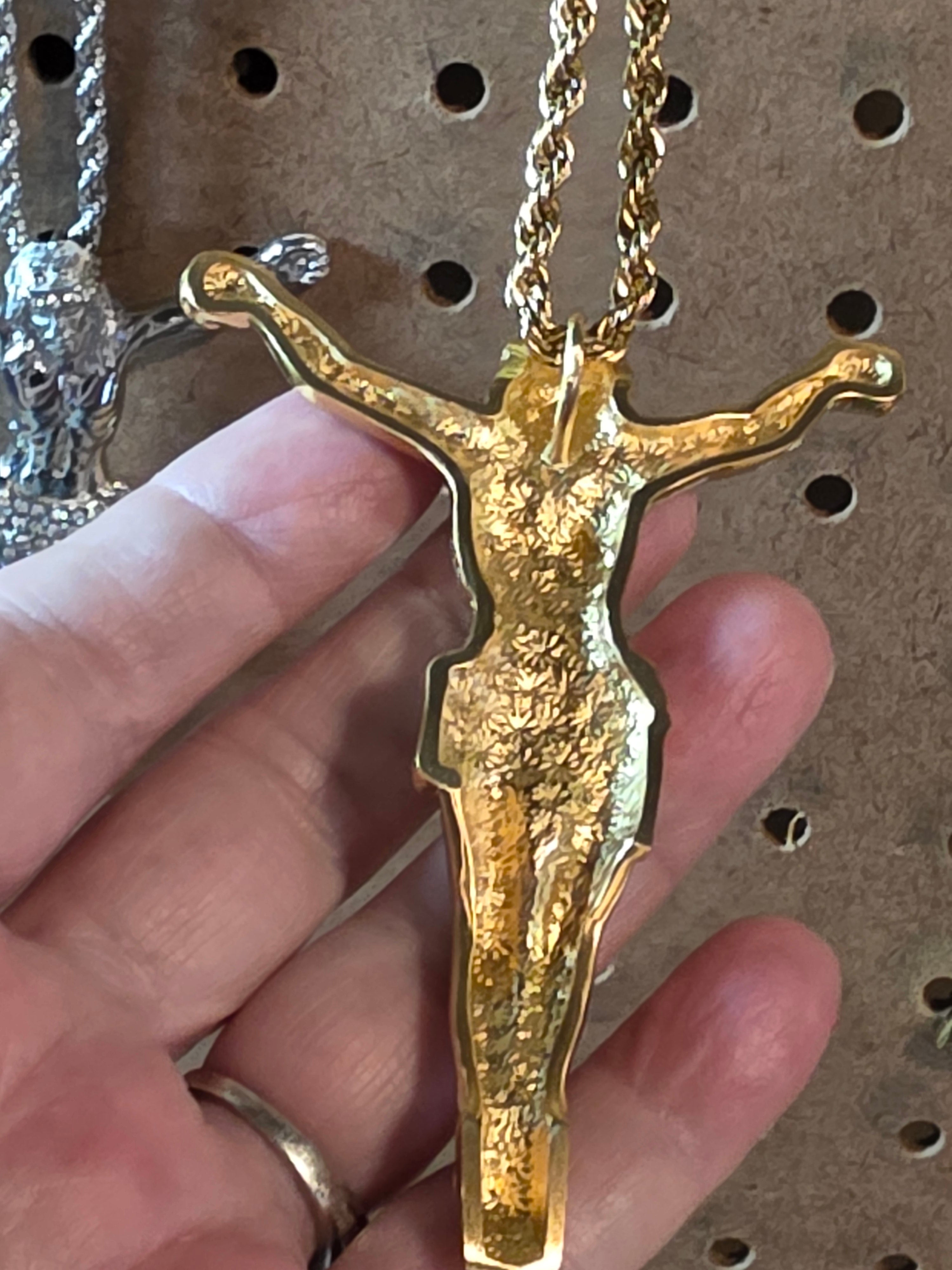 Crucifixion Stainless Steel with Chain