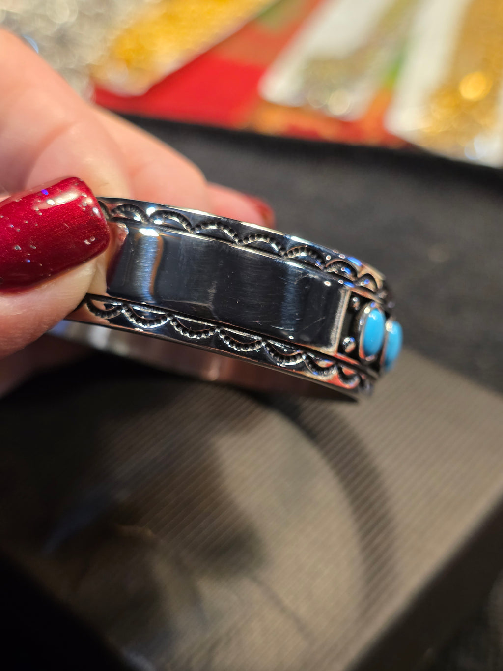 Turquoise Stainless Steel Bracelet
