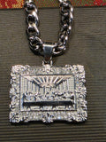Last Supper Stainless Steel Pendant with Chain