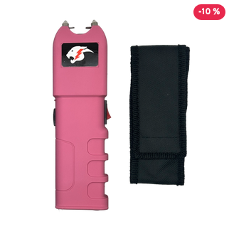 CHEETAH Series "MEGA FORCE" Flashlight Stun Gun - Pink